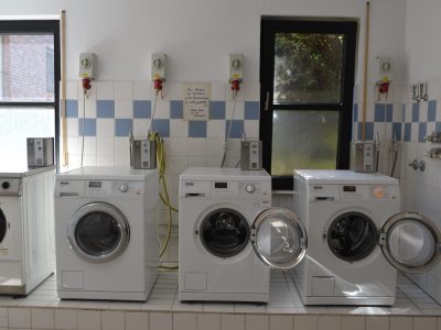 Blick in den Waschraum